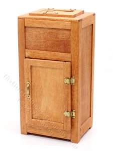 (image for) Miniature Handmade Ice Box for Dollhouses