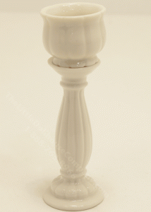 (image for) Miniature 1/2 Scale White Ceramic Jardiniere