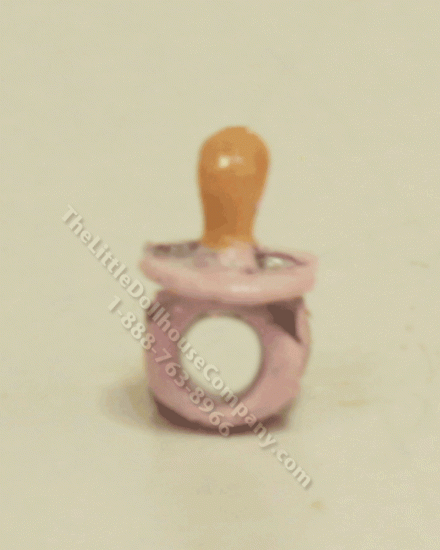 (image for) Miniature Baby Pacifier, Soother - Pink