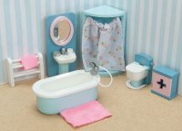 (image for) Appleby Quick Build Dollhouse with Daisylane Furniture H122