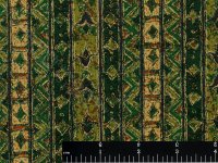 (image for) Green Jungle Print Miniature Wallpaper for Dollhouses