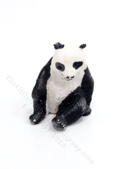 (image for) Miniature Panda Bear Figurine for Dollhouses