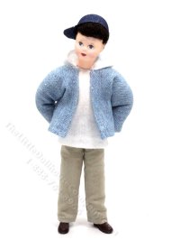 (image for) Louis Flexible Boy Doll by Erna Meyer for Dollhouses