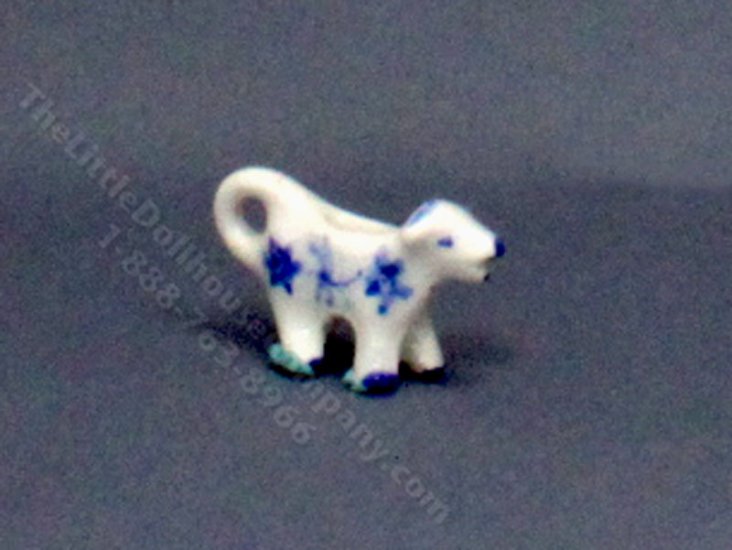 (image for) Vintage Handmade Miniature Cow Creamer for Dollhouses