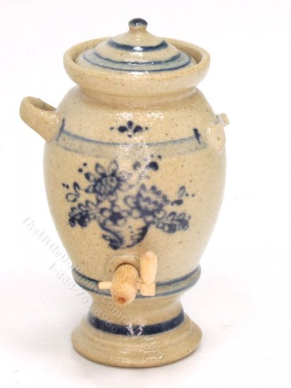 (image for) Miniature Stoneware Lidded Water Fountain by Jane Graber