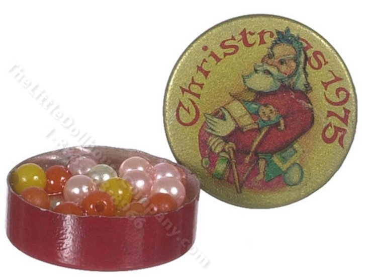 (image for) Miniature Santa Candy Box for Dollhouses