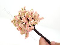 (image for) Miniature 4" Pink Cherry Blossom Tree for Dollhouses