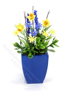 (image for) Miniature Spring Daffodil Arrangement by Mini Creations