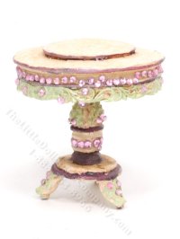(image for) Miniature Ornate and Bejewelled Occasional Table
