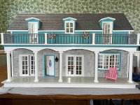 (image for) Assembled Stone-Front Colonial House