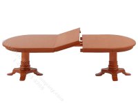 (image for) Miniature Simplified Empire or Biedermeier Dining Room Table Kit
