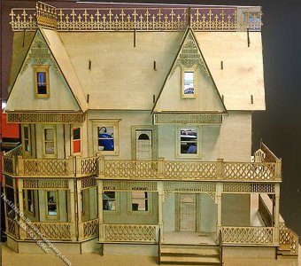(image for) Victorian Farmhouse Laser Cut Dollhouse Kit