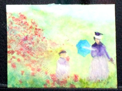 (image for) "Poppies at Argenteuil" Replica Painting by Larry Morganti
