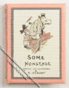 (image for) Miniature Book: Some Nonsense by A. Nobody