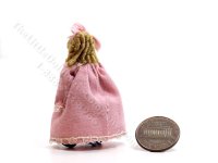 (image for) Miniature Doll in a Pink Dress by Maureen Thomas