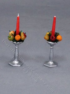 (image for) Miniature Fruit Candlesticks for Dollhouses