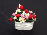(image for) Dollhouse Miniature Flower Arrangement