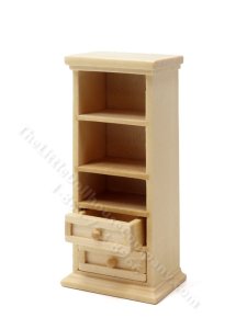 (image for) Miniature Shelf with Drawers for Dollhouses