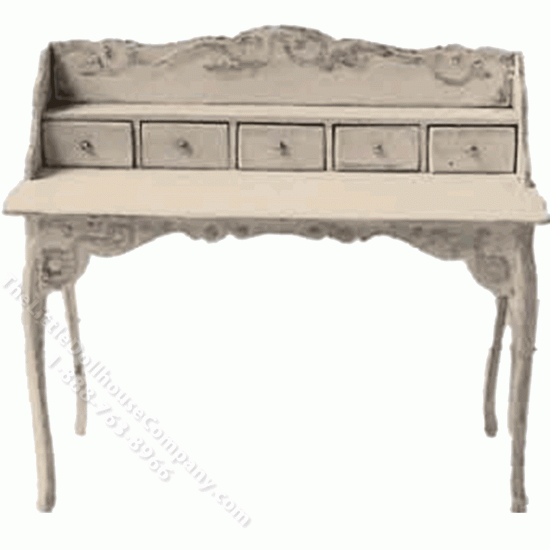 (image for) Miniature Scale Large Writing Desk Kit