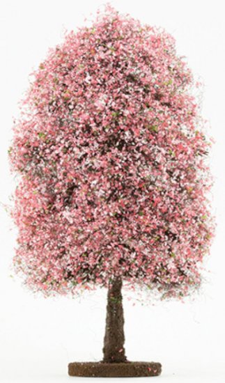 (image for) Miniature 8" Pink/Fuchsia Bush for Dollhouses