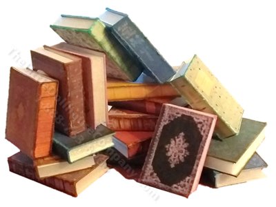 (image for) 1:24 Scale Miniature Faux Books Kit
