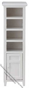 (image for) Miniature White Bath Cabinet for Dollhouses