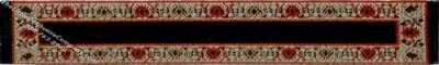 (image for) Dollhouse Scale Model Black, Gold & Red Runner