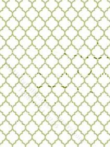 (image for) Yellow-Green Birch Trellis 2 Pattern Wallpaper for Dollhouses