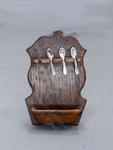 (image for) Handmade Miniature Spoon Holder for Dollhouses