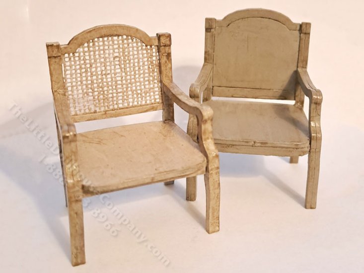 (image for) 1:24 Scale Miniature Pair of Louis XIV Chair Kit