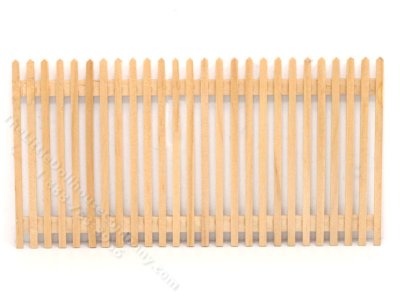 (image for) Single Picket Fence for Dollhouse Scale Models