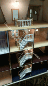 (image for) Assembled Half Scale Hegeler Carus Masion Laser Cut Dollhouse