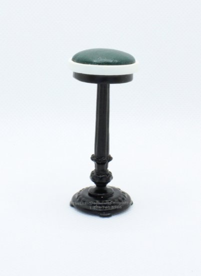 (image for) Blackwith White Trim Bar Stool for Dollhouses