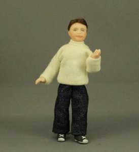 (image for) Boy in White Pullover and Jeans by Cindy's Dolls
