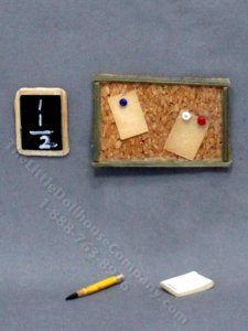 (image for) Miniature School Supplies for Dollhouses