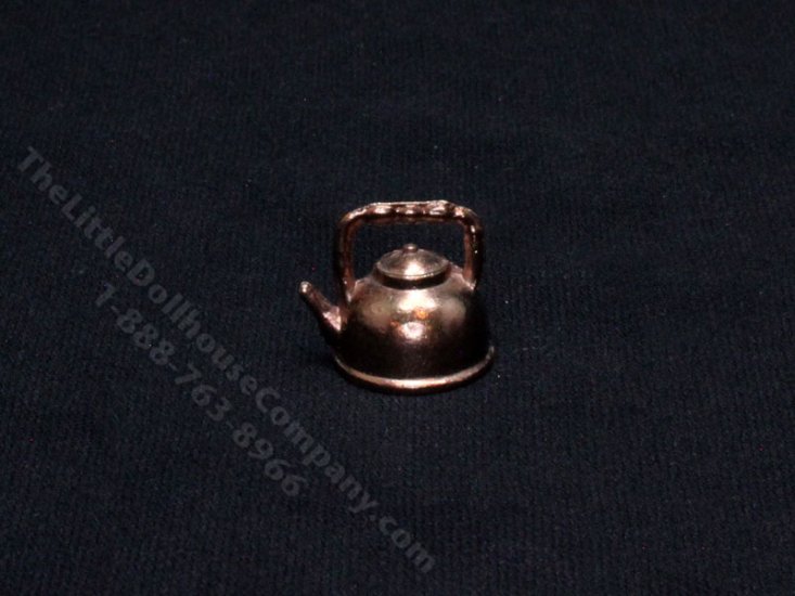 (image for) Miniature Copper Kettle for Dollhouses