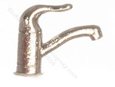 (image for) Miniature Chrome Faucet for Dollhouses