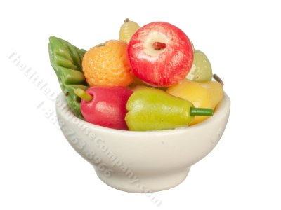 (image for) Miniature Fruit Bowl for Dollhouses