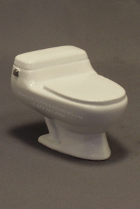 (image for) Miniature White Toilet by PRD Miniatures