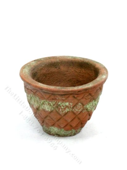(image for) Handmade Miniature Clay Pot for Dollhouses