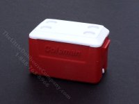 (image for) Miniature Red Cooler for Dollhouses