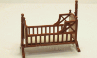 (image for) Miniature 6 Piece Walnut Nursery Set