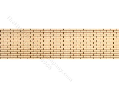 (image for) Dollhouse Scale Model Yellow Brick Siding