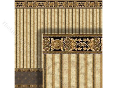 (image for) 1/2 Scale Wallpaper Wainscot for Dollhouses