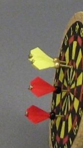 (image for) Dart Boards and Darts by Amy Robinson of All Through the House