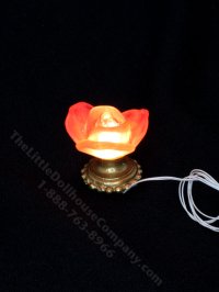 (image for) Dollhouse Scale Model Rose Blossom Ceiling Light