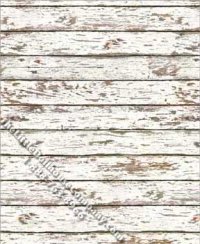 (image for) White Distressed Wood Pattern Miniature Wallpaper for Dollhouses