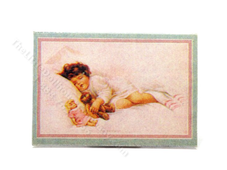 (image for) Vintage Miniature "The New Love" by Bessie Pease Gutmann Poster