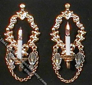 (image for) Miniature Pair of 12v Serenade Sconces