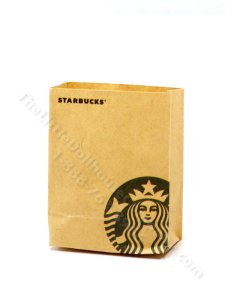 (image for) Miniature Starbucks Shopping Bag without Handles